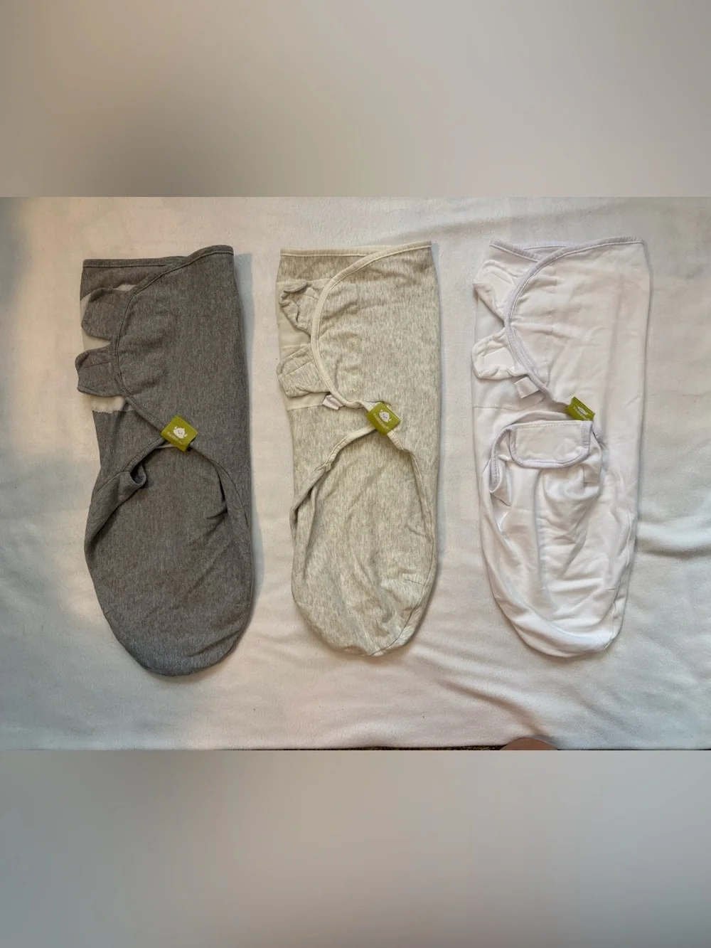 Neutral keababy swaddle and Lime summer Swaddle newborn Set